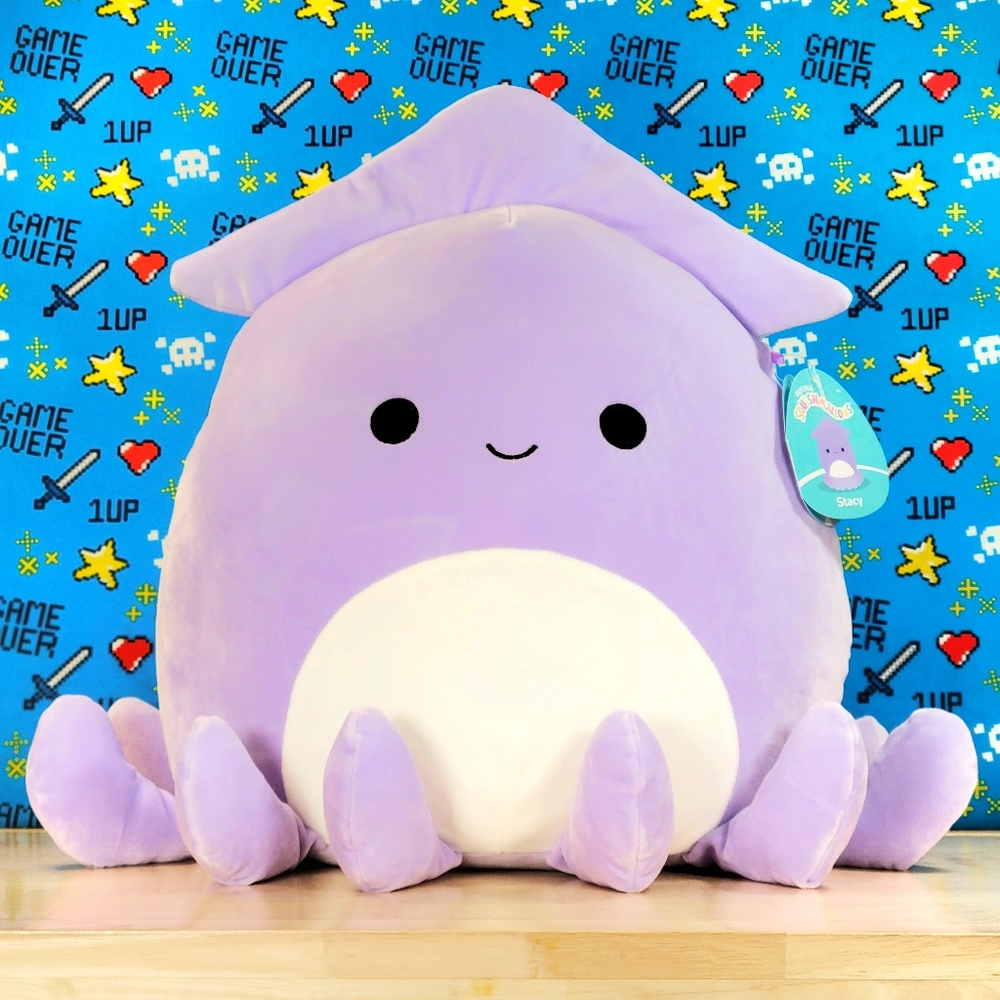 Squishmallow Stacy the Squid 14" 2023 UltraSoft Sealife Squad Toy Plush NWT